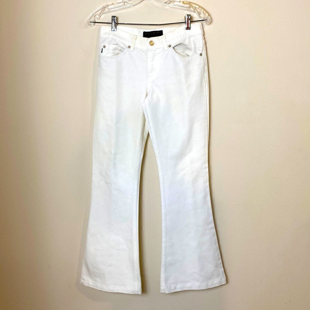 Juicy Couture Jeans Size 26 Bright White Flared Jeans.
